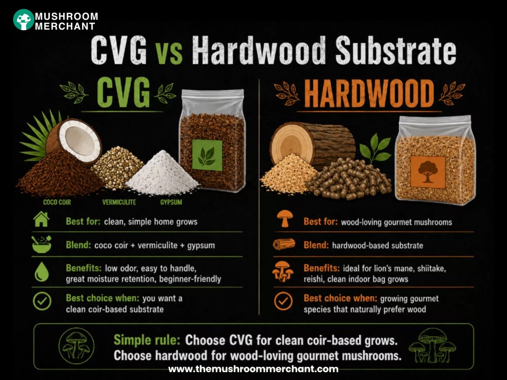 best mushroom substrate list