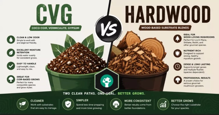 best mushroom substrate comparison